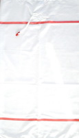 GVS Wäschesack ROT mit Knebel weiß roten Streifen SM12K rot 100 Polyester