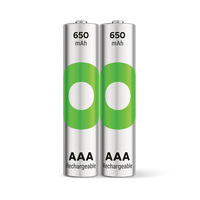 GP Batteries Recyko+, Akku 2xAAA, 650 mAh, 1,2 V