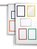 Durable DURAFRAME Magnetic Document Signage Frame for Metal | 5 Pack | A4 Yellow