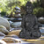 Buddha Figur in Hellgrau - (H)40 cm 10025659_940