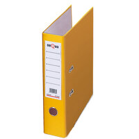 ARCHIVADOR CON RADO CARTON DEQUA A4 70MM AMARILLO