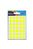 Avery Packets of Labels Round Diam.13mm Neon Yellow Ref 32-284 [10x245 Labels]