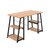 Jemini Soho Desk 4 Angled Shelves 1200x600x770mm Beech/Black KF90793