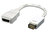 Adapter Mini DVI Stecker an HDMI Buchse, 0,2m, weiß, Good Connections®