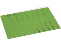 Jalema Secolor A4 Vouwmap, Karton, 225 × 310 mm, Groen (doos 250 stuks)