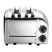 Dualit 21059 2 Slice Vario Sandwich Toaster - White Stainless Steel - 1.5kW