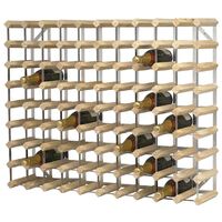 Wine Rack Wooden 90 Bottle with New Useful Features for Better Experience