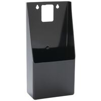 Beaumont Crown Cork Box in Black Wall Mounted Made of Plastic