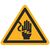 Warnschild, 25 mm, Warnung gefährliche elektrische Spannung, Polyesteretiketten, 100 Warnaufkleber