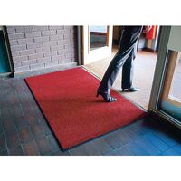 Crush resistant entrance matting - Red - Choice of three sizes