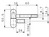 Einbohrband-Rundkopf SFS 30T-16-001 Messing poliert zweiteilig Gr. 16