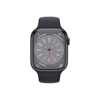 Apple Watch Series 8 GPS 45mm éjfekete alumíniumtok, éjfekete sportszíj MNP13CM/A)