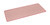 Desk Mat Studio Series - Pink - Monochromatic - Nylon - Polyester - Rubber - Non
