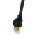 Szybki cienki kabel sieciowy RJ45 cat. 7 10Gbps 2m czarny