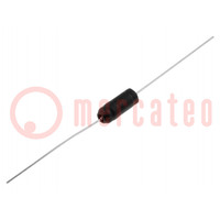 Inductor: axial; THT; 10000uH; 50mA; 26.4Ω; Ø6.73x17.78mm; ±10%