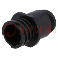 Connector: circular; plug; male; PIN: 4; w/o contacts; CPC Series 1