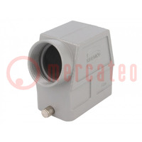 Enclosure: for Han connectors; Han; size 10B; for cable; high