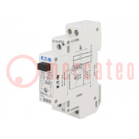 Relay: installation; bistable,impulse; NO x2; Ucoil: 230VAC; 16A