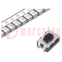 Microswitch TACT; SPST-NO; Pos: 2; 0.05A/32VDC; SMT; none; 1.2N