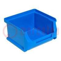 Bak: cuvette; plastic; blauw; 102x100x60mm; ProfiPlus Box 1