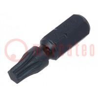 Screwdriver bit; Torx®; TX25; Overall len: 25mm