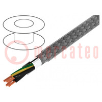 Wire; BiTservo 2XSLCY-J; 4G10mm2; PVC; transparent; 600V,1kV
