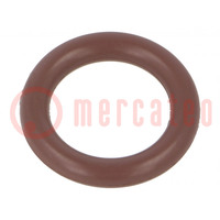Uszczelka O-ring; FPM; Thk: 3mm; Øwewn: 12mm; brązowy; -20÷200°C