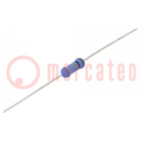 Resistor: metal oxide; 100kΩ; 1W; ±5%; Ø3.5x10mm; -55÷155°C