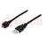 Adapter cable; USB 2.0; USB A mini plug,USB A plug; 5m; 1310