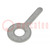 Tip: solder lug ring; 0.5mm; M3; Ø: 3.3mm; THT; screw; brass; tinned