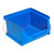 Conteneur: cuvette; plastique; bleu; 102x100x60mm