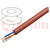 Wire: control cable; YnTKSY; 2x2x1mm; Insulation: PVC; Colour: red