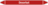 Rohrmarkierer ohne Gefahrenpiktogramm - Desorbat, Rot, 2.6 x 25 cm, Seton