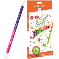 Színes ceruza Y-Plus+ STAR 12/24 db-os klt. hegyezővel