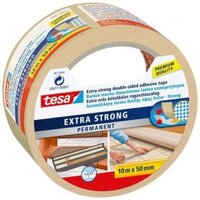 Taśma dwustronna Tesa Extra Strong, do wykładzin, 10m x 50mm, biały