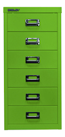 Bisley MultiDrawer™, 29er Serie, DIN A4, 6 Schubladen, grün