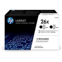 HP 26X 2x Schwarz LaserJet Tonerpatrone