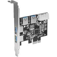 Schnittstelle PCI-E USB 3.0 4-Port (2ext./2int) Sedna