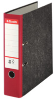 Ordner Standard, mit Schlitzen, A4, breit, rot