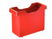 Hängemappenbox Uni-Box Plus, für Hängemappen A4, Polystyrol, rot
