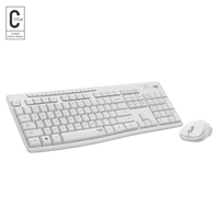 Logitech MK295 Silent Wireless Combo Tastatur Maus enthalten RF Wireless QWERTZ Schweiz Weiß