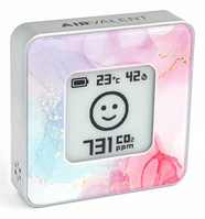 AIRVALENT AIRV-PINK compteur de la qualité de l’air Argent