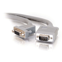 C2G 25ft, HD15 M/F SXGA câble VGA 7,62 m VGA (D-Sub) Gris