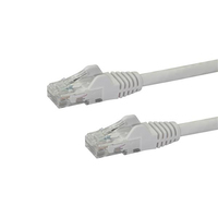 StarTech.com N6PATC7MWH kabel sieciowy Biały 7 m Cat6 U/UTP (UTP)