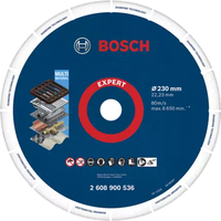Bosch 2 608 900 536 köszörülő és csiszoló eszköz forgószerszámhoz Öntöttvas, Fém, Műanyag, Rozsdamentes acél, Acél Vágókorong