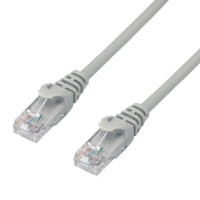MCL 15m Cat6a U/UTP câble de réseau Gris U/UTP (UTP)