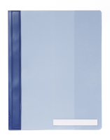 Durable 2510-06 protège documents PVC Bleu, Transparent