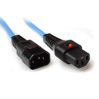 ACT AK5199 cable de transmisión Azul 1,5 m C14 acoplador C13 acoplador