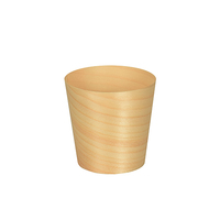 Papstar PAP85681 Tasse Holz