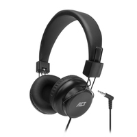 ACT AC9300 auricular y casco Auriculares Alámbrico Diadema Música Negro